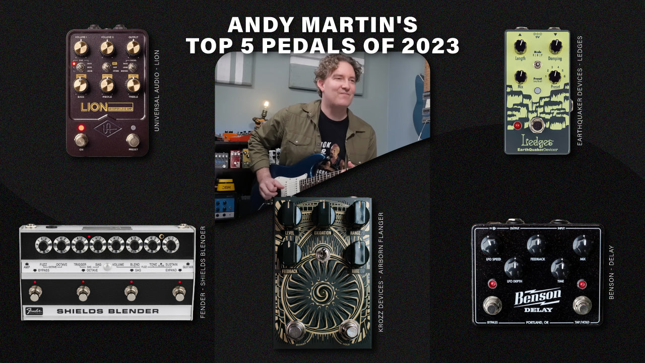 Load video: Airborn Flanger on Andy Martin&#39;s top 5 pedals of 2023